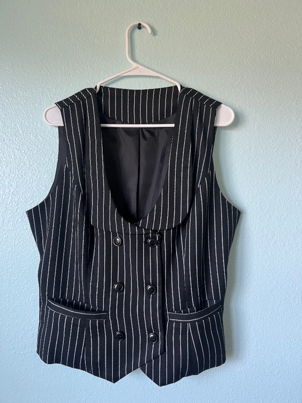 Vintage style double-breasted vest